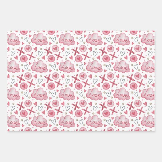 Valentinstag Geschenkpapier Set (Vorderseite 2)