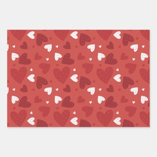 Valentinstag Geschenkpapier Set (Vorderseite 2)