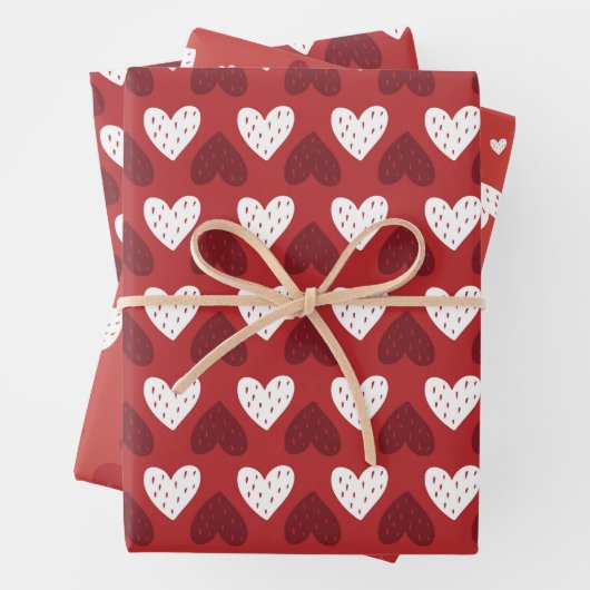 Valentinstag Geschenkpapier Set (Beispiel)