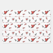 Valentinstag Geschenkpapier Set (Vorderseite)