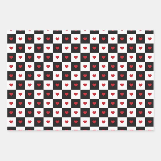 Valentinstag Geschenkpapier Set (Vorderseite 2)