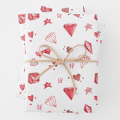 Valentinstag! Geschenkpapier Set (Beispiel)