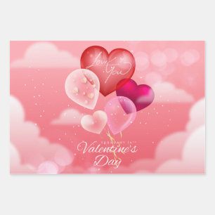 Valentinstag Geschenkpapier Set