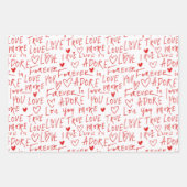 Valentinstag Geschenkpapier Set (Vorderseite 3)