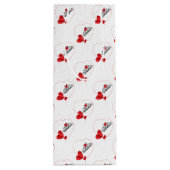 Valentinstag Geschenktüte Für Weinflaschen (Rückseite)