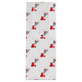 Valentinstag Geschenktüte Für Weinflaschen (Vorderseite)