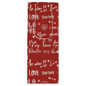 Valentinstag   geschenktüte für weinflaschen (Vorderseite)