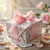 Valentinstag-Geschenkverpackung Süße Erdbeeren Lie Geschenkpapier