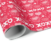 Valentinstag-Geschenkverpackung süße Liebe Kokette Geschenkpapier (Rolleneckpunkt)