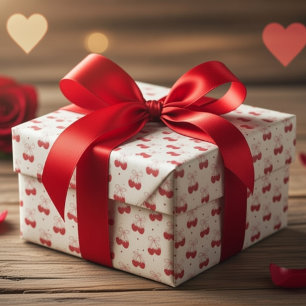 Valentinstag-Geschenkverpackung süße Liebe Kokette Geschenkpapier