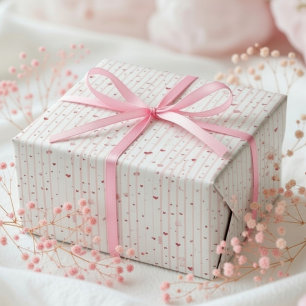 Valentinstag-Geschenkverpackung Süße Liebe Kokette Geschenkpapier