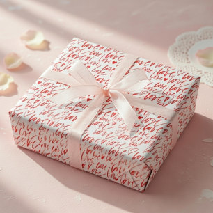 Valentinstag-Geschenkverpackung süße Liebe Kokette Geschenkpapier