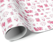 Valentinstag-Geschenkverpackungspapier | Süßes rom Geschenkpapier (Rolleneckpunkt)