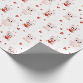Valentinstag-Geschenkverpackungspapier | Süßes rom Geschenkpapier (Ecke)