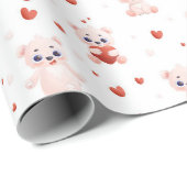 Valentinstag-Geschenkverpackungspapier | Süßes rom Geschenkpapier (Rolleneckpunkt)