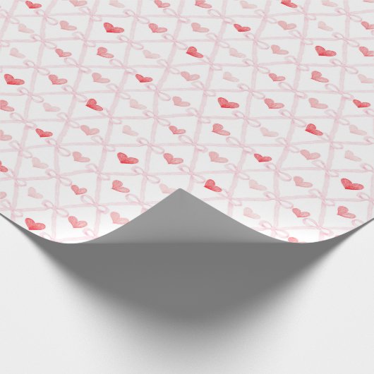 Valentinstag Geschenkwrap Geschenkpapier (Ecke)