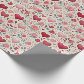 Valentinstag Geschenkwrap Geschenkpapier (Ecke)