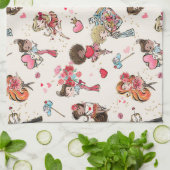 Valentinstag Geschirrtuch (Gefaltet)