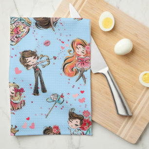 Valentinstag Geschirrtuch