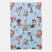 Valentinstag Geschirrtuch (Vertikal)