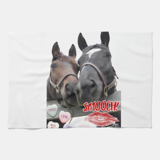 Valentinstag Geschirrtuch (Horizontal)