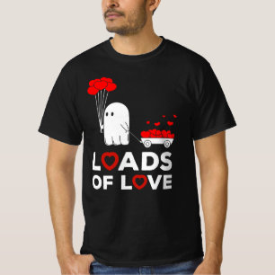 Valentinstag Gespenst jede Menge Liebe HerzGeist T-Shirt