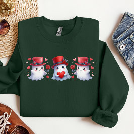 Valentinstag Gespenst Shirt, auch Valentingeschenk Sweatshirt