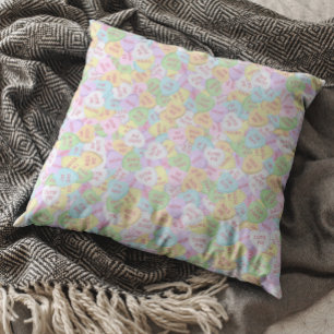 Valentinstag Gespräch Candy Herz Muster Kissen