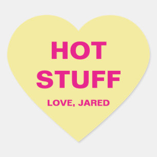 Valentinstag Gespräch Herz Herz-Aufkleber