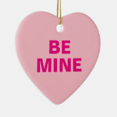 Valentinstag-Gesprächs-Herz Keramikornament (Rechts)