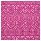 Valentinstag gestricktes Muster 2 Stoff (Muster)