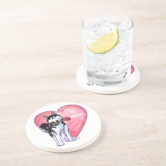 Valentinstag Getränkeuntersetzer (Seite)