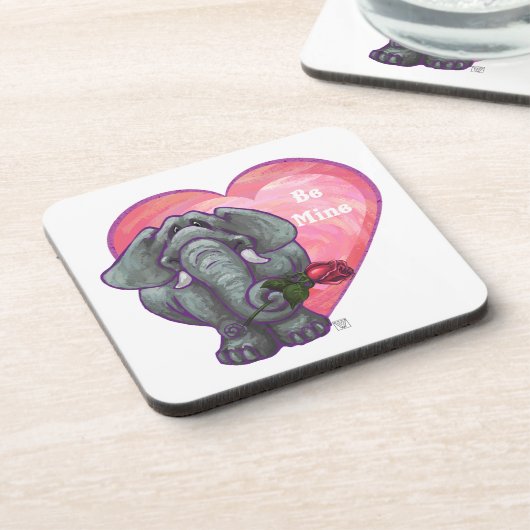 Valentinstag Getränkeuntersetzer (Linke Seite)