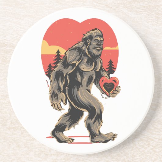 Valentinstag Getränkeuntersetzer (Vorne)