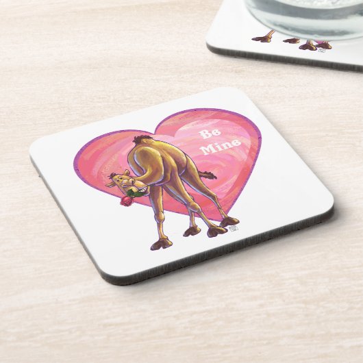 Valentinstag Getränkeuntersetzer (Linke Seite)