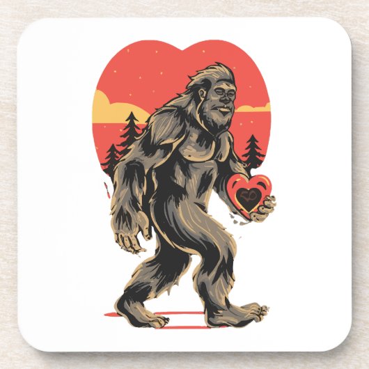 Valentinstag Getränkeuntersetzer (Vorderseite)