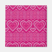 Valentinstag Gezwirntes Muster 2 Magnet (Vorne)