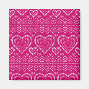 Valentinstag Gezwirntes Muster 2 Magnet