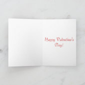 Valentinstag Giraffe Feiertagskarte (Innenseite)