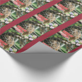 Valentinstag Giraffe Geschenkpapier (Ecke)