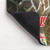 Valentinstag Giraffe Mousepad (Ecke)