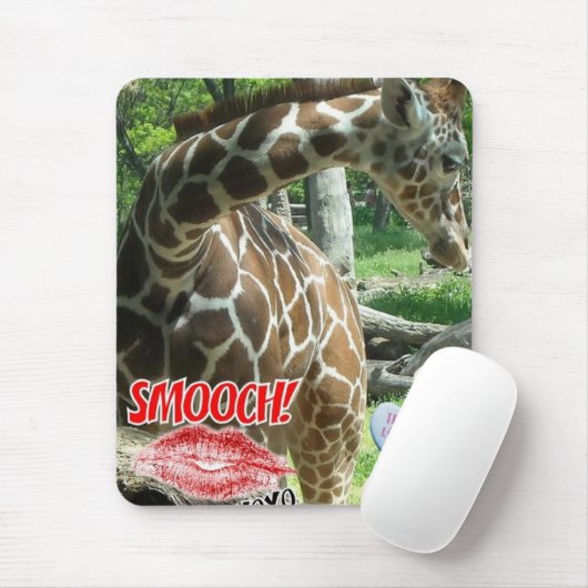 Valentinstag Giraffe Mousepad (Mit Mouse)
