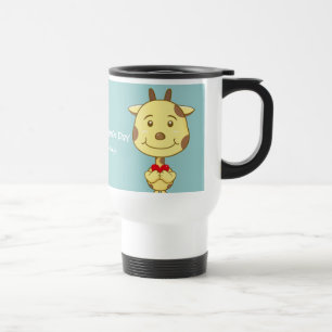 Valentinstag-Giraffen-Tasse Reisebecher
