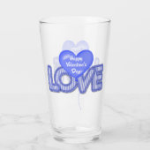 Valentinstag Glas (Rückseite)