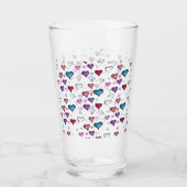 Valentinstag Glas (Rückseite)