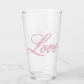 Valentinstag Glas (Rückseite)