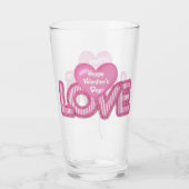Valentinstag Glas (Rückseite)