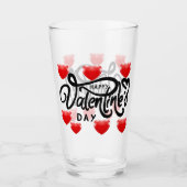 Valentinstag Glass Glas (Vorderseite)