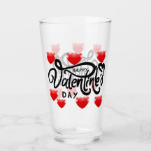 Valentinstag Glass