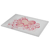 Valentinstag Glasschneider Schneidebrett (Ecke)